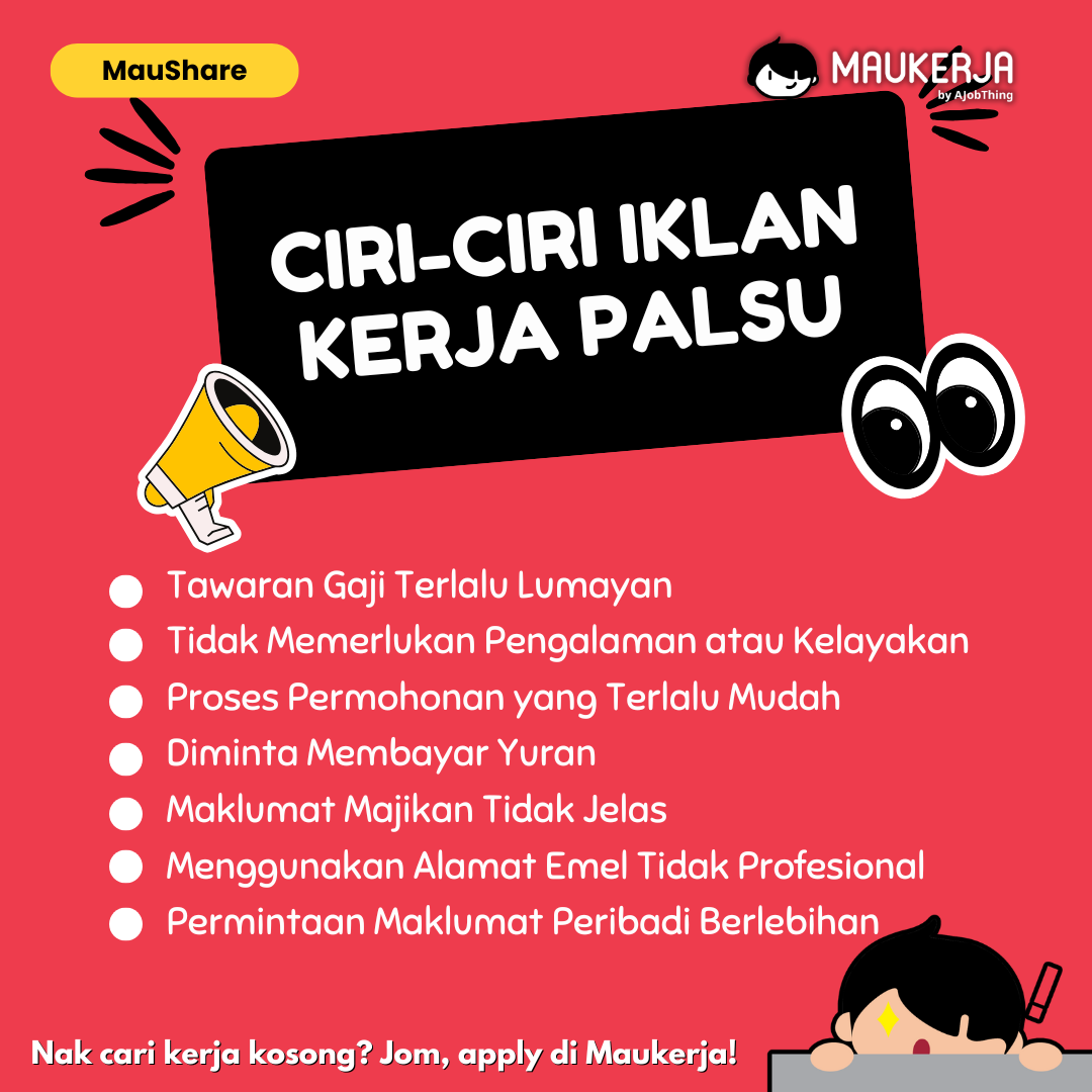 Ciri-Ciri Iklan Kerja Palsu